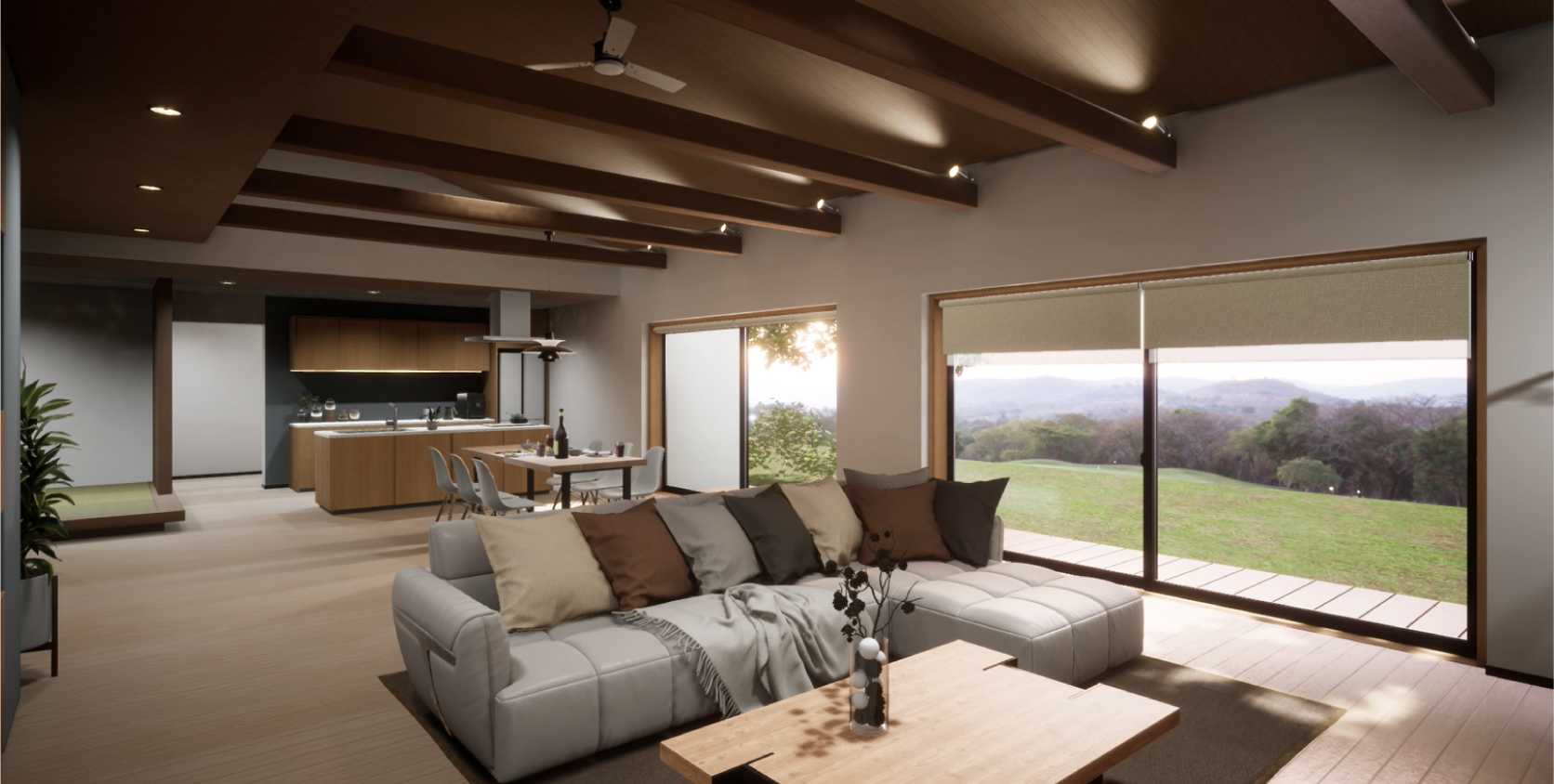 リビングに置かれたソファ